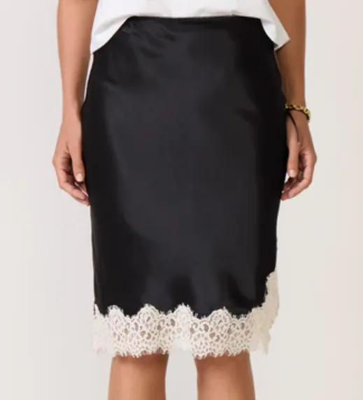 Effortless Lace Slip Skirt